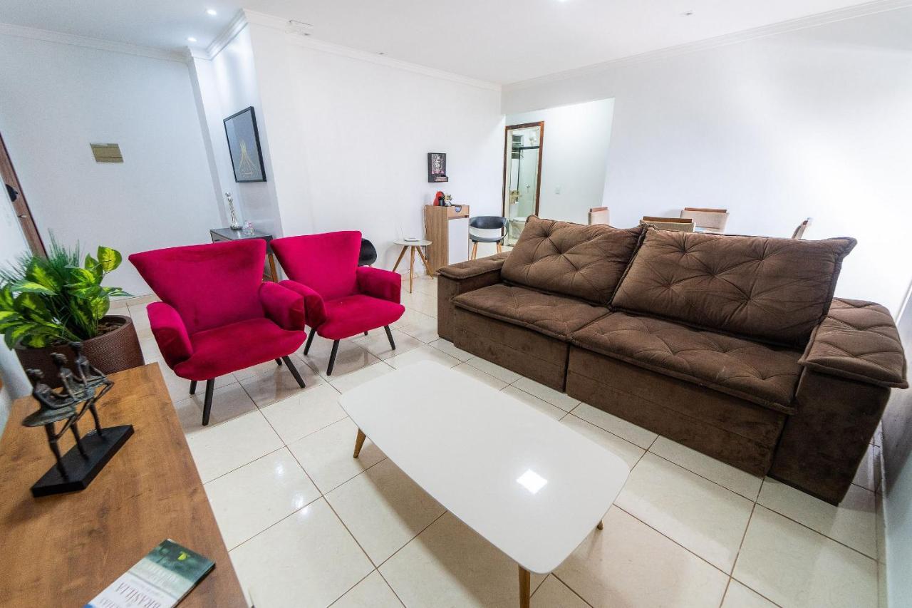 Ap 85M2 , 2Qts Com Suite , Estacionamento, Cozinha Completa , Wi-Fi 500Mb , Jr Catito 巴西利亚 外观 照片